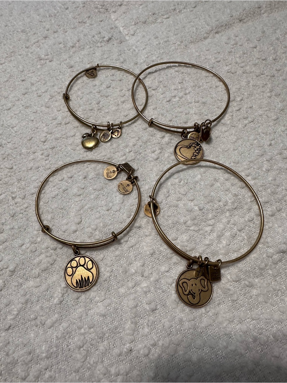 Alex and Ani Set of 4 Bangle Bracelets